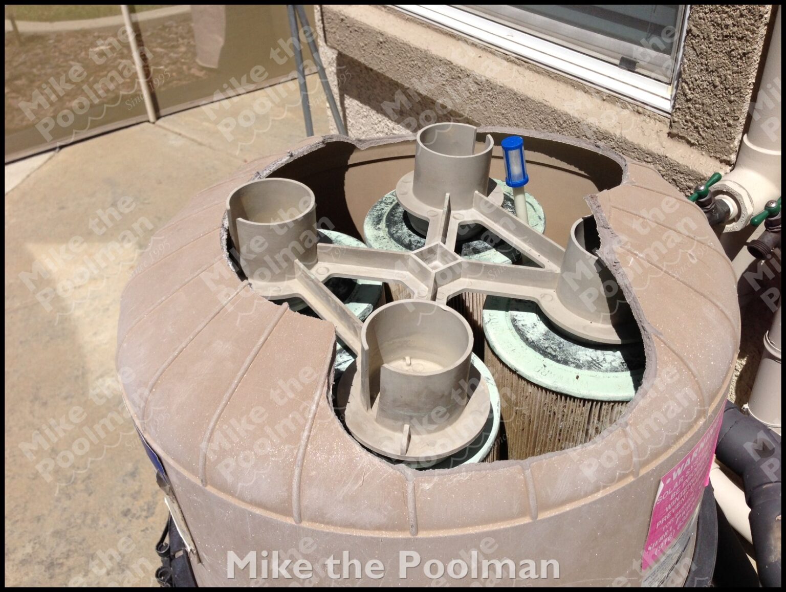 Pool Filter Crack & Rupture Mike the Poolman