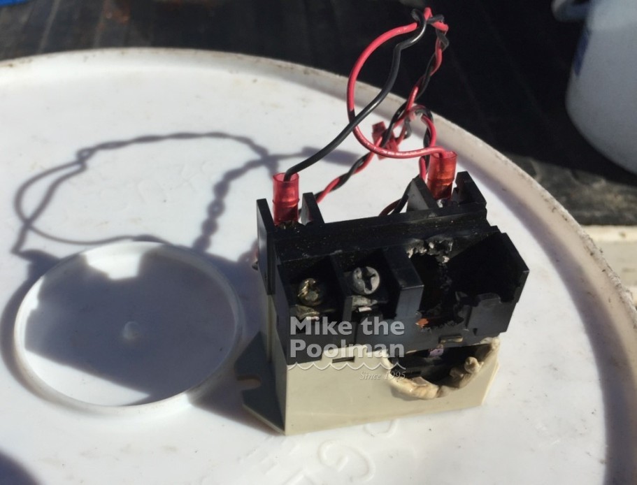 Burnt Relay from Pool Controller