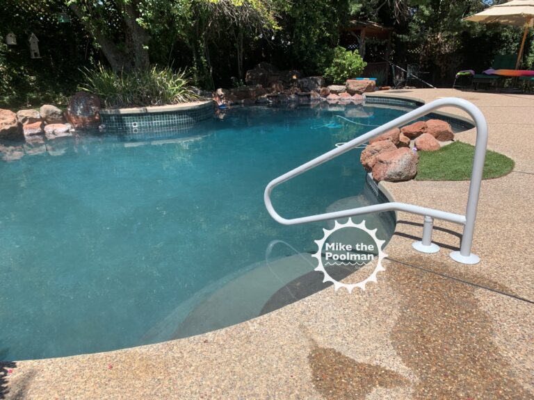 Swimming Pool Hand Rail Installation • Mike the Poolman