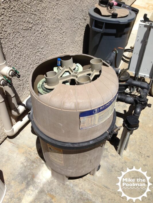 Hayward pool filter cracked