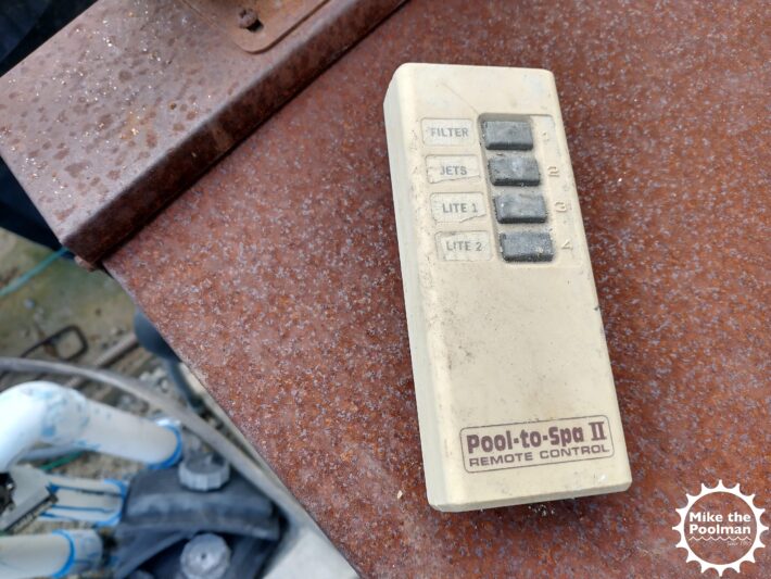 Jandy Pool To Spa 2 swimming pool hand held remote control