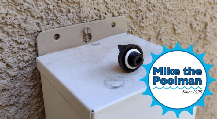 New pool pump drain plug o-ring